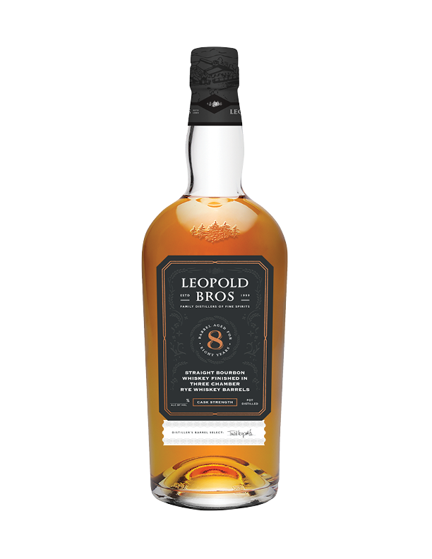 Leopold Bros 8 Year Old Cask Strength Three Chamber Finished Bourbon (109Proof)