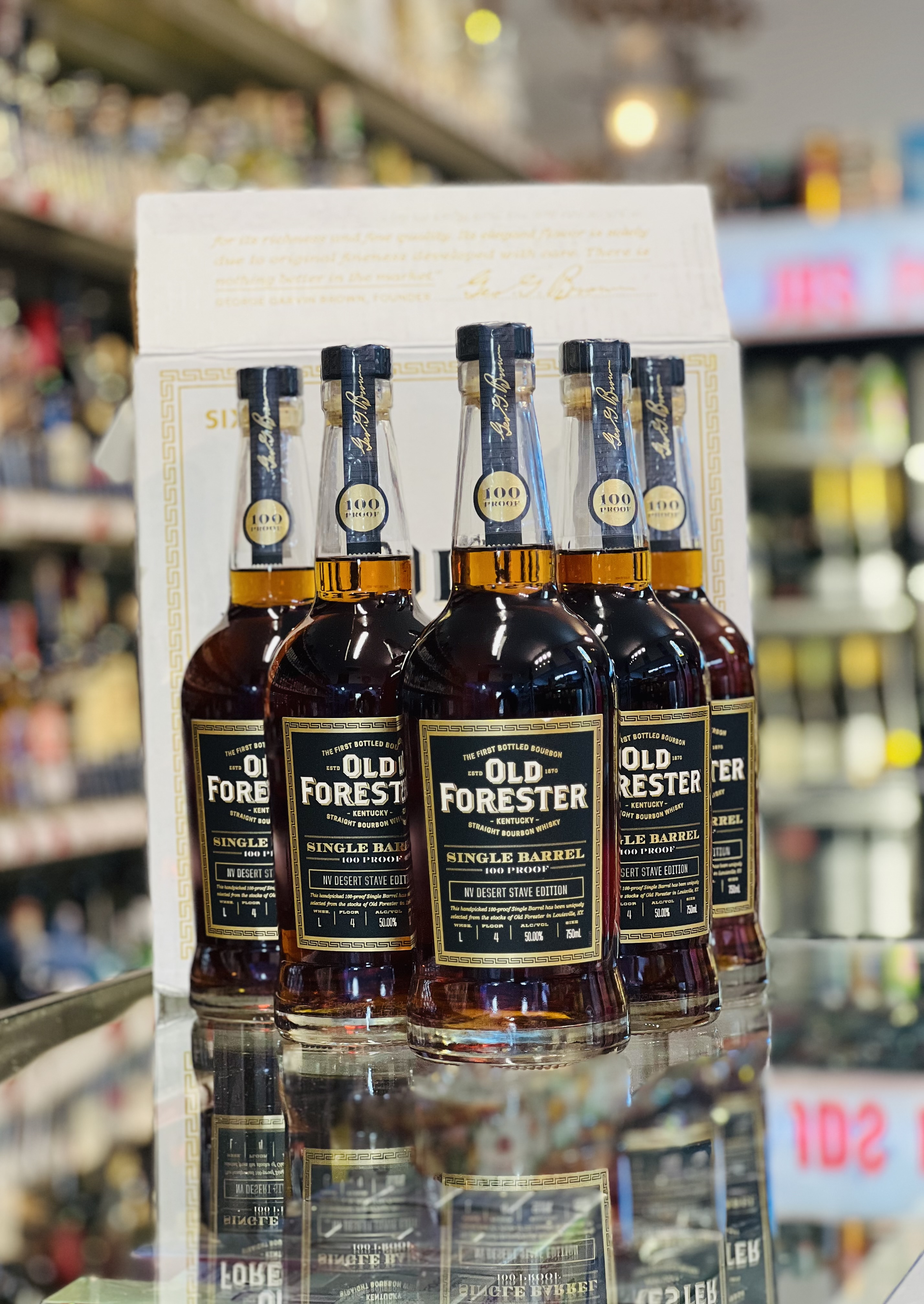 Old Forester Single Barrel (NV DESERT STAVE  EDITION) 100Proof (Floor-4)