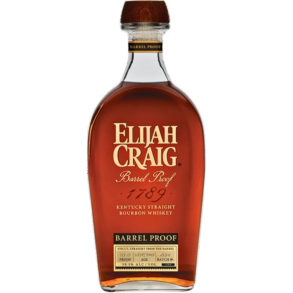 Elijah Craig Barrel Proof 10Yrs,9Months Batch No. A124 (119.0Proof)