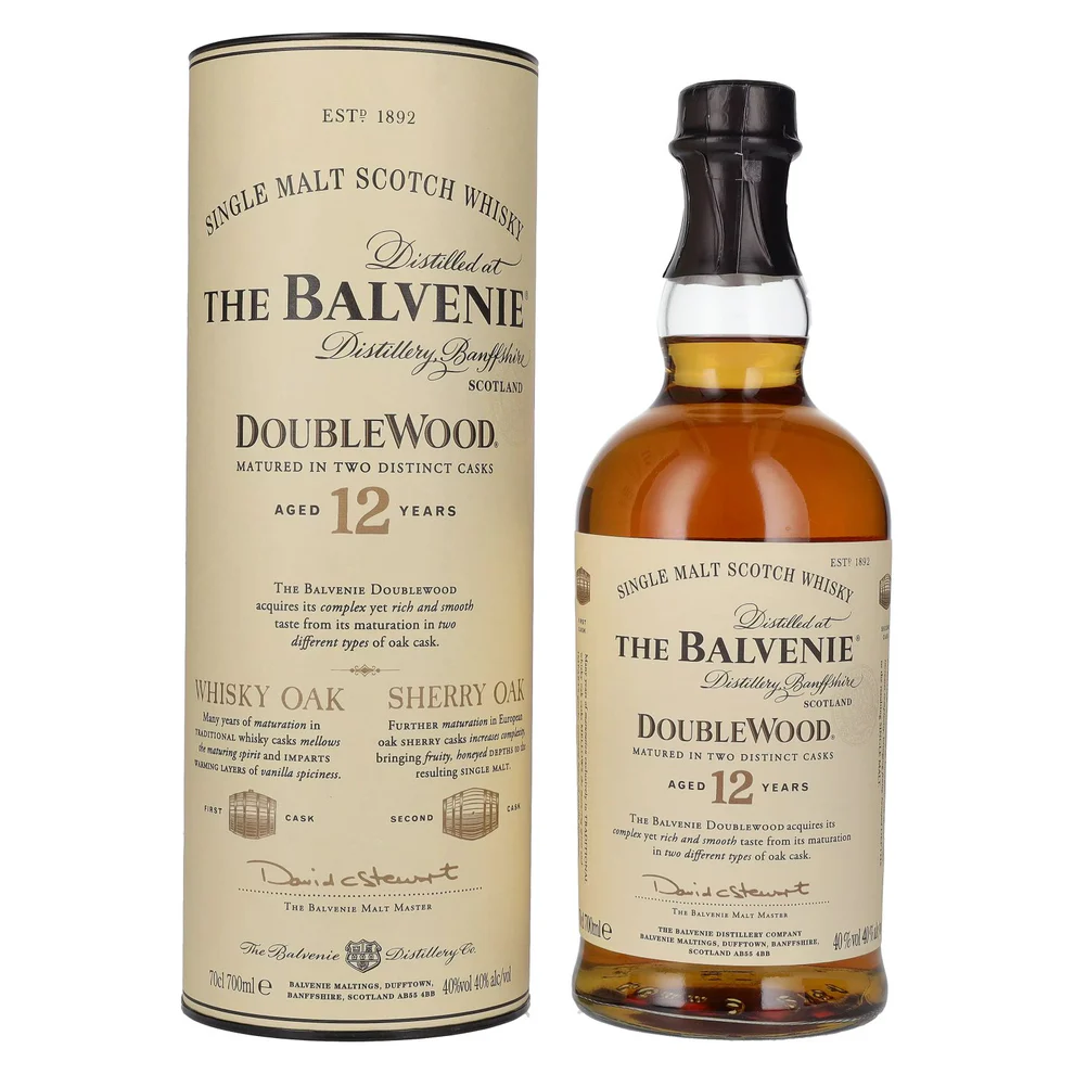 The Balvenie 12Yrs Double Wood Cask Single Malt Whisky (86Proof)