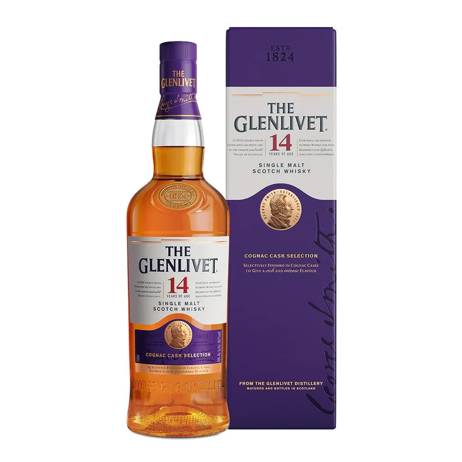 The Glenlivet 14Yrs Single Malt Scotch Whiskey (80Proof)
