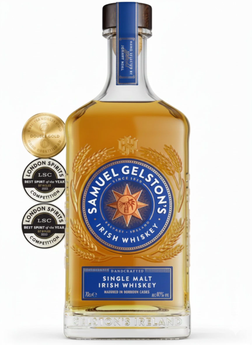 Samuel Gelston's Single Malt Irish Whiskey Finished In Bourbon Cask (80Proof)