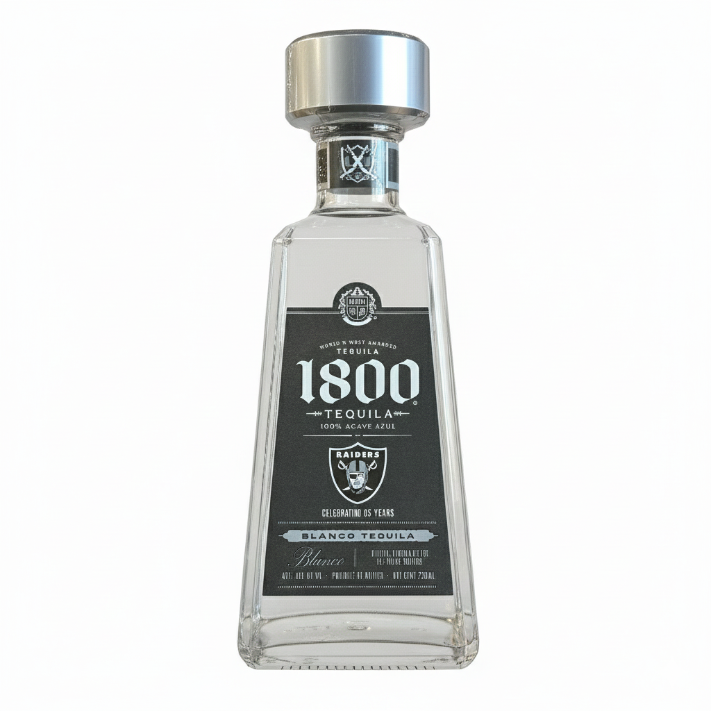 1800 Blanco (RAIDERS) Tequila (80Proof)