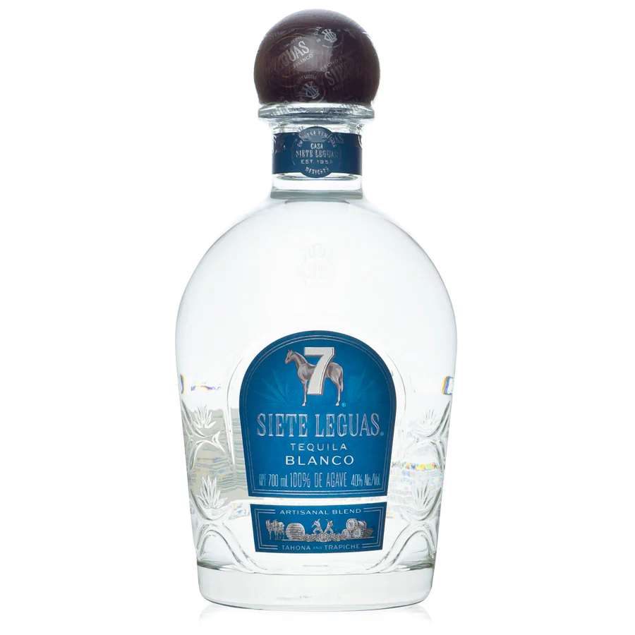 Siete 7 Leguas Blanco Tequila (80Proof)