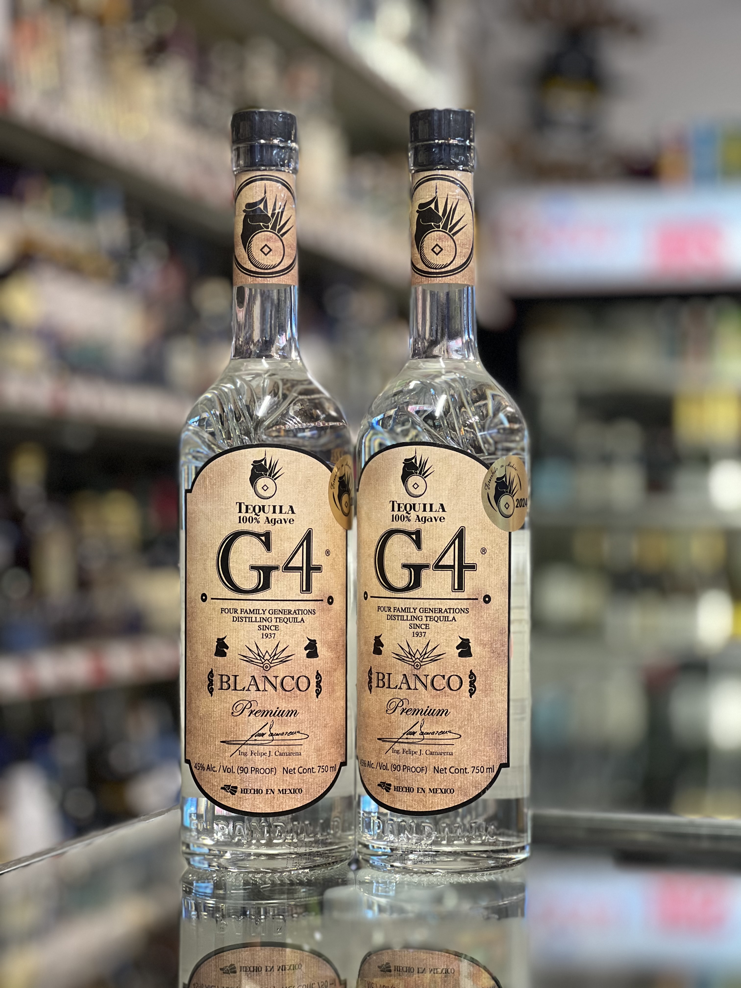 G4 Blanco premium Tequila (90Proof)